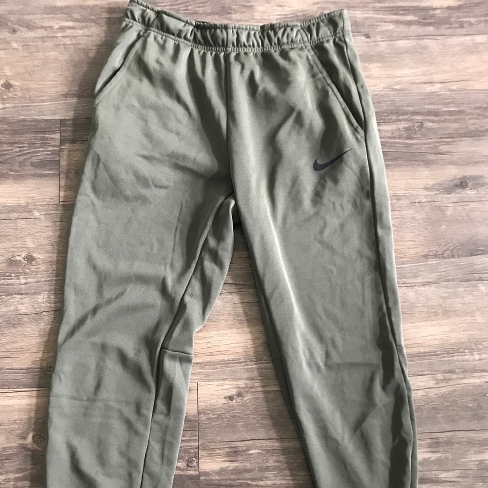Nike joggers, olive green, medium, WORN ONCE
